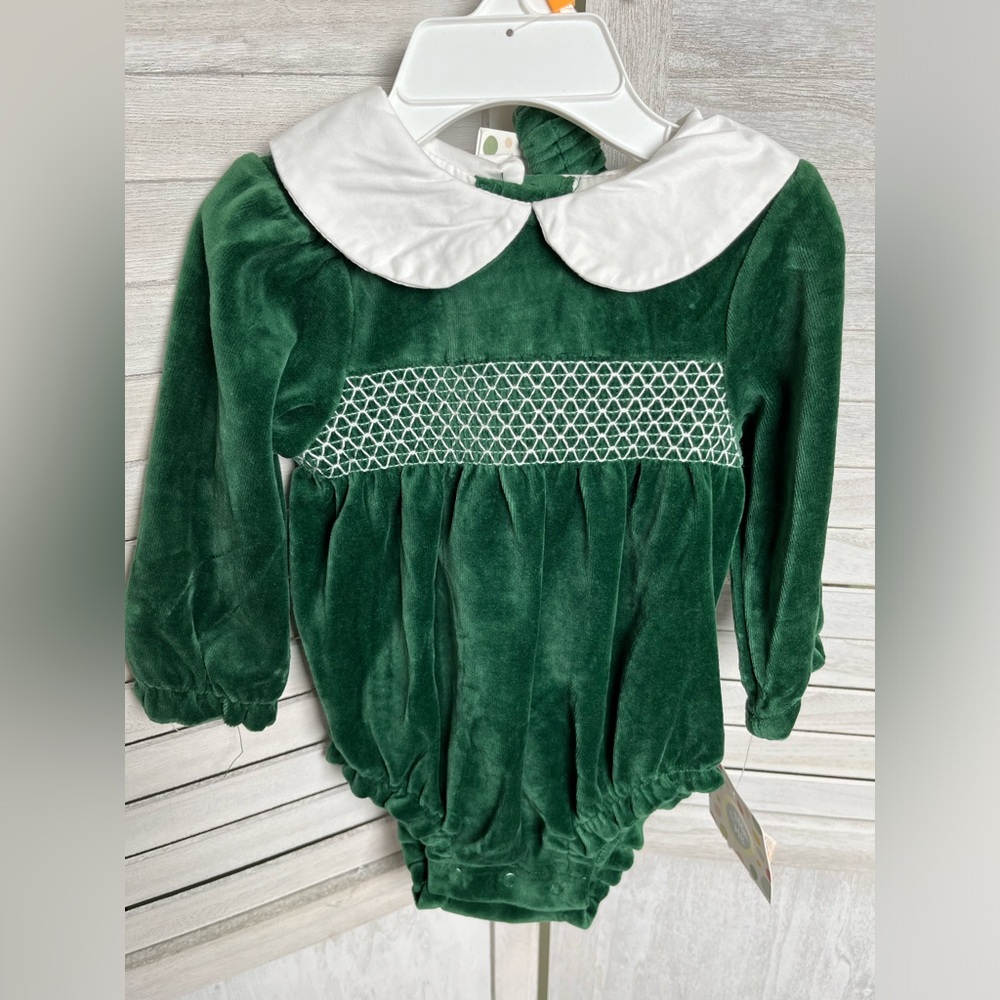 Little Me Christmas Holiday 3piece set 12 mo NWT